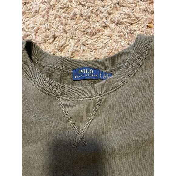 Polo Ralph Lauren Men's Sweater Pullover, size Large Olive Green - Picture 2 of 7